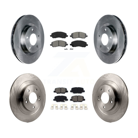 [Avant + Arrière] Kit de Disque et plaquette (semi-métallique) de frein pour Mitsubishi Outlander Sport RVR K8S-101000