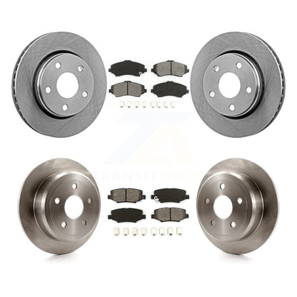 [Avant + Arrière] Kit de Disque et plaquette (semi-métallique) de frein pour Jeep Wrangler JK K8S-101001