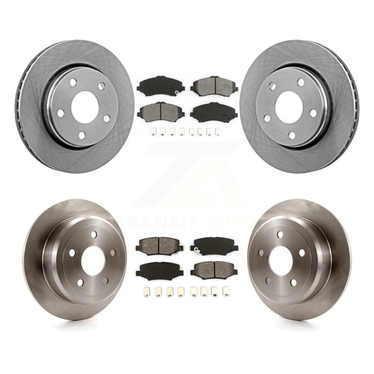 [Avant + Arrière] Kit de Disque et plaquette (semi-métallique) de frein pour Jeep Wrangler JK K8S-101001
