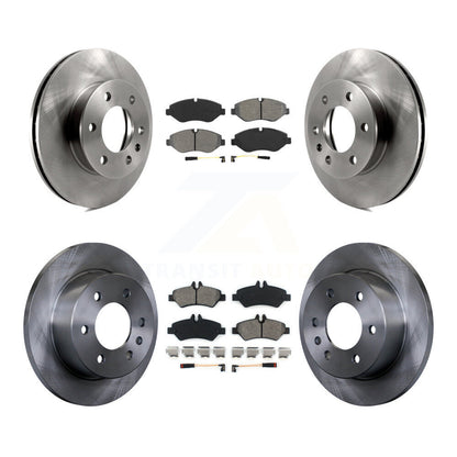 [Avant + Arrière] Kit de Disque et plaquette (semi-métallique) de frein pour Sprinter 2500 Mercedes-Benz Freightliner Dodge K8S-101003