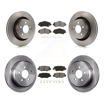 [Avant + Arrière] Kit de Disque et plaquette (semi-métallique) de frein pour Jeep Liberty Dodge Nitro avec 332mm Diameter Rotor K8S-101005