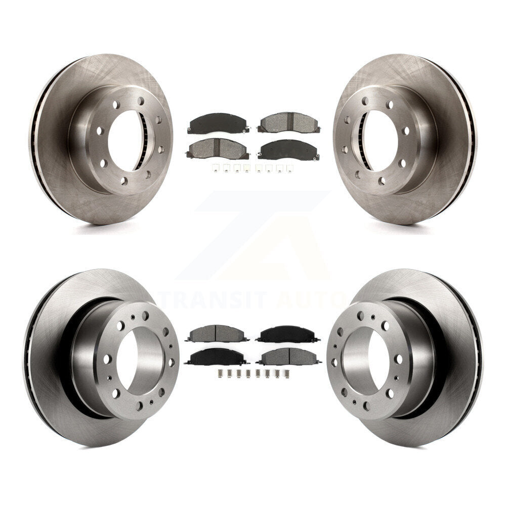 [Avant + Arrière] Kit de Disque et plaquette (semi-métallique) de frein pour Ram 2500 3500 1500 Dodge K8S-101006