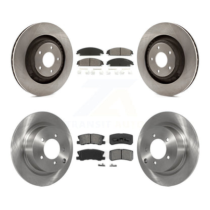 [Avant + Arrière] Kit de Disque et plaquette (semi-métallique) de frein pour 2008-2009 Dodge Caliber SRT-4 K8S-101007