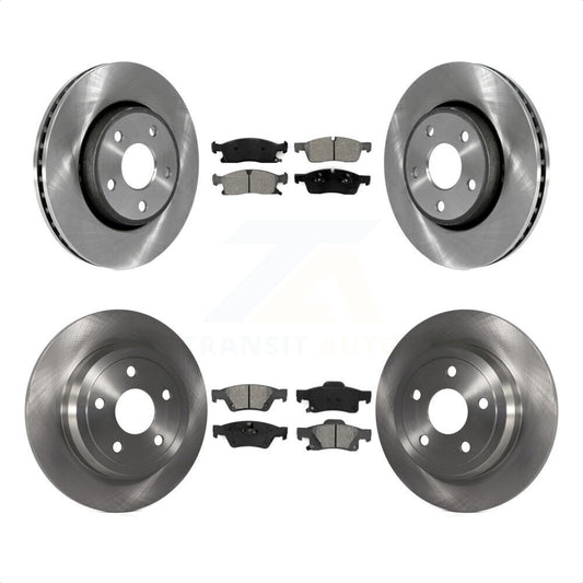 [Avant + Arrière] Kit de Disque et plaquette (semi-métallique) de frein pour Dodge Durango K8S-101008 par Transit Auto
