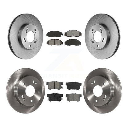 [Avant + Arrière] Kit de Disque et plaquette (semi-métallique) de frein pour 1997-2001 Honda Prelude K8S-101017