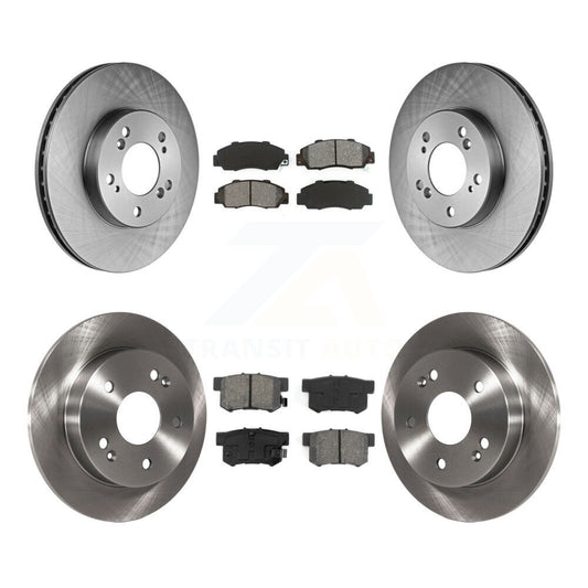 [Avant + Arrière] Kit de Disque et plaquette (semi-métallique) de frein pour 1997-2001 Honda Prelude K8S-101017
