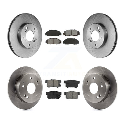 [Avant + Arrière] Kit de Disque et plaquette (semi-métallique) de frein pour 1997-2001 Acura Integra Type R K8S-101018