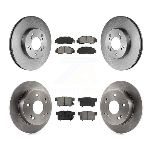 [Avant + Arrière] Kit de Disque et plaquette (semi-métallique) de frein pour 1997-2001 Acura Integra Type R K8S-101018