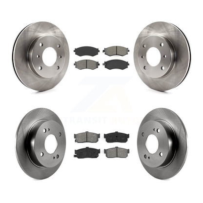 [Avant + Arrière] Kit de Disque et plaquette (semi-métallique) de frein pour Nissan Sentra INFINITI G20 K8S-101022