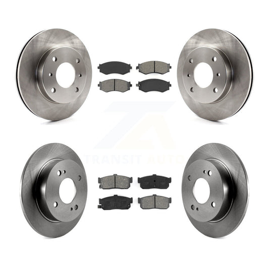 [Avant + Arrière] Kit de Disque et plaquette (semi-métallique) de frein pour Nissan Sentra INFINITI G20 K8S-101022