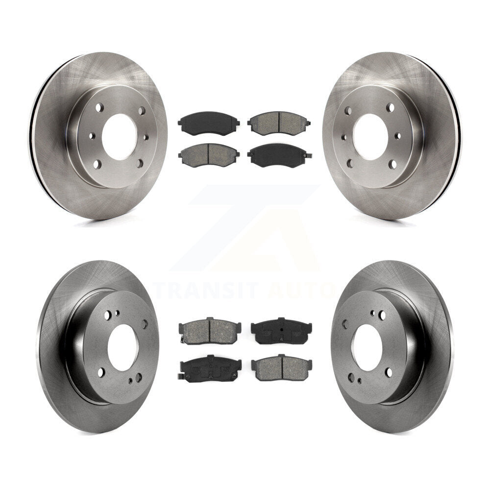 [Avant + Arrière] Kit de Disque et plaquette (semi-métallique) de frein pour INFINITI G20 K8S-101023