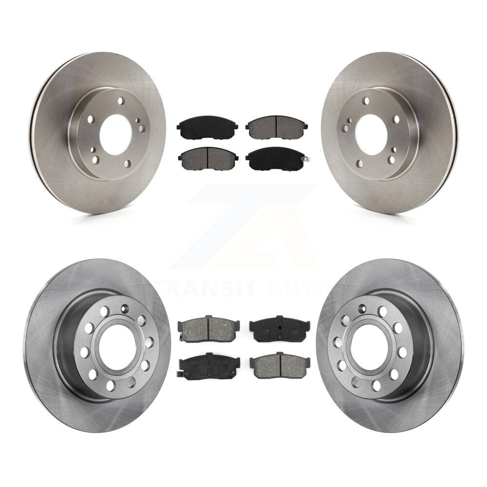 [Avant + Arrière] Kit de Disque et plaquette (semi-métallique) de frein pour Nissan Maxima INFINITI I30 K8S-101024