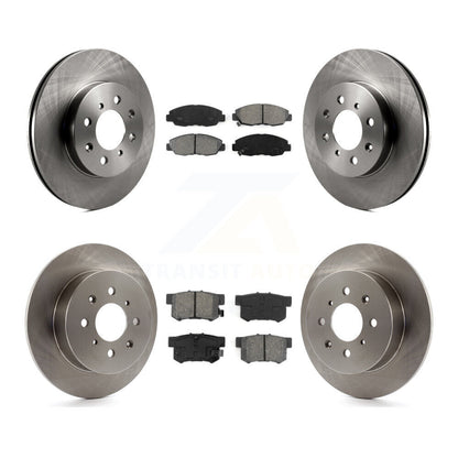 [Avant + Arrière] Kit de Disque et plaquette (semi-métallique) de frein pour Honda Civic Acura EL K8S-101027