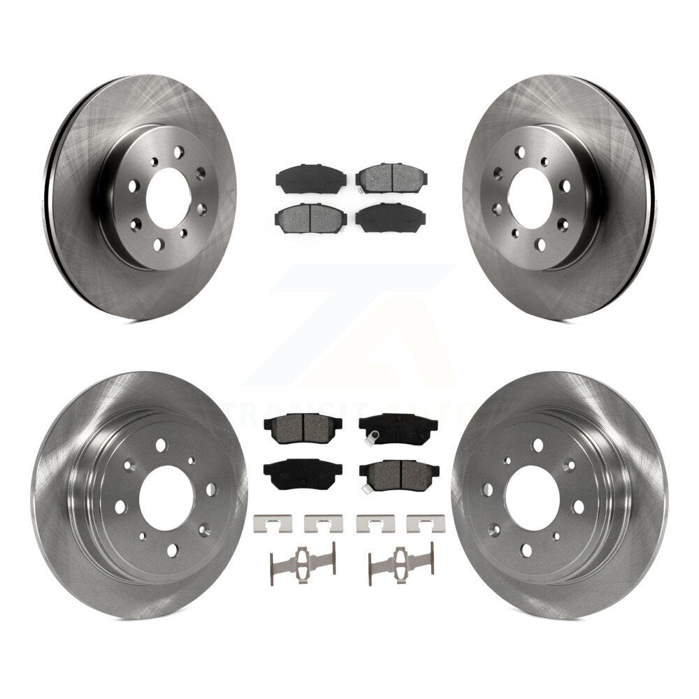 [Avant + Arrière] Kit de Disque et plaquette (semi-métallique) de frein pour Acura Integra Honda Civic K8S-101028