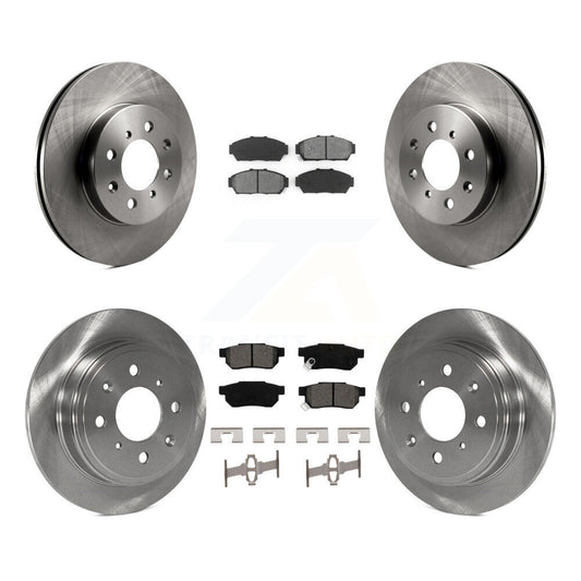 [Avant + Arrière] Kit de Disque et plaquette (semi-métallique) de frein pour Acura Integra Honda Civic K8S-101028