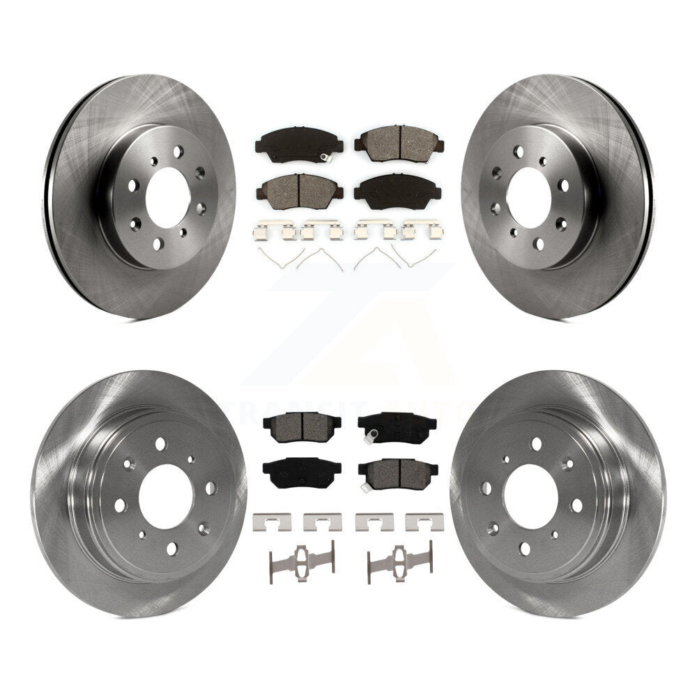 [Avant + Arrière] Kit de Disque et plaquette (semi-métallique) de frein pour Honda Civic del Sol K8S-101029
