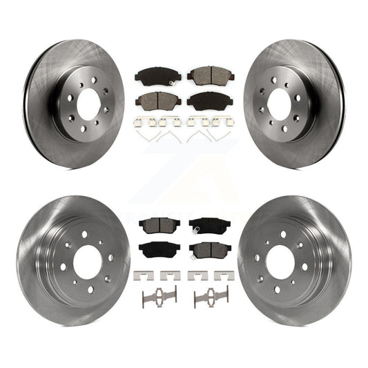 [Avant + Arrière] Kit de Disque et plaquette (semi-métallique) de frein pour Honda Civic del Sol K8S-101029