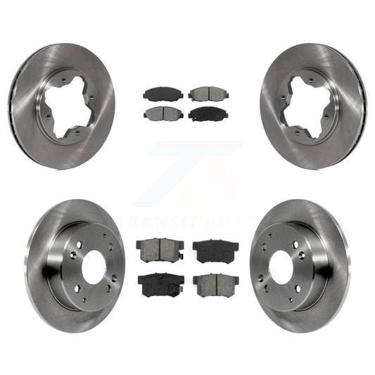 [Avant + Arrière] Kit de Disque et plaquette (semi-métallique) de frein pour Honda Accord Acura CL K8S-101030
