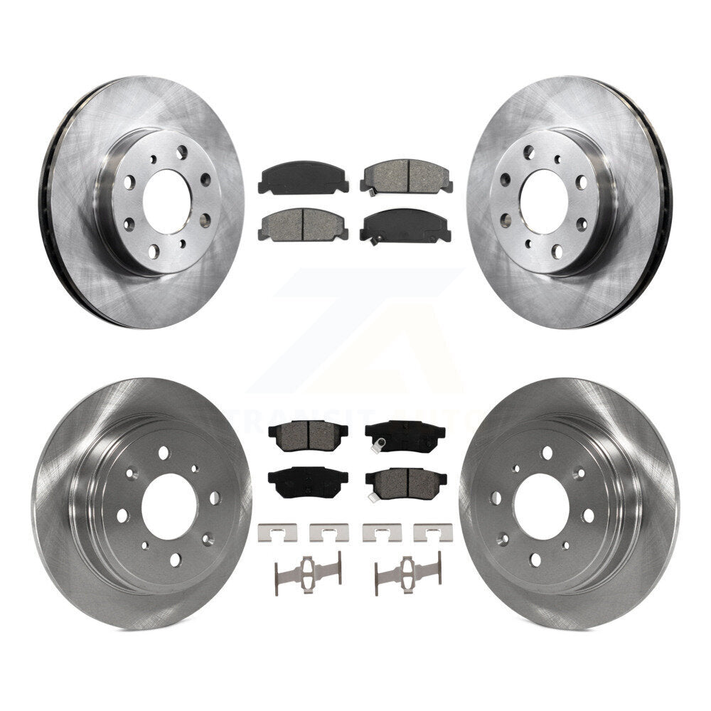 [Avant + Arrière] Kit de Disque et plaquette (semi-métallique) de frein pour Honda Civic del Sol K8S-101031