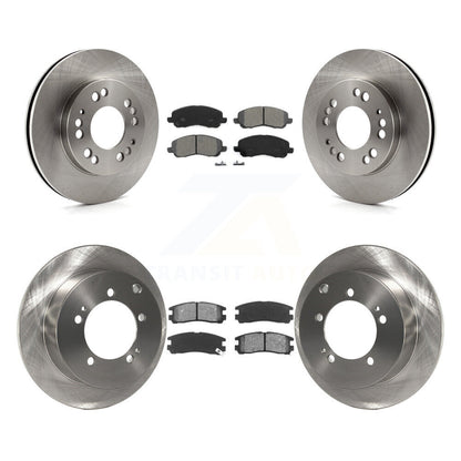 [Avant + Arrière] Kit de Disque et plaquette (semi-métallique) de frein pour 2001 Mitsubishi Eclipse 2.4L From 06 01 K8S-101037