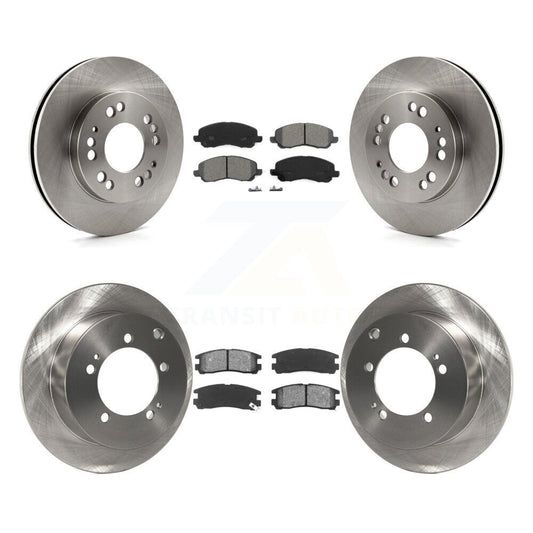 [Avant + Arrière] Kit de Disque et plaquette (semi-métallique) de frein pour 2001 Mitsubishi Eclipse 2.4L From 06 01 K8S-101037