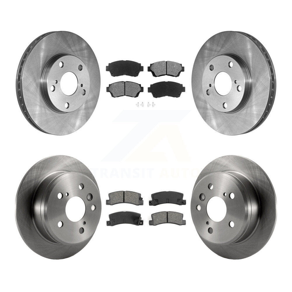 [Avant + Arrière] Kit de Disque et plaquette (semi-métallique) de frein pour Toyota Camry K8S-101038
