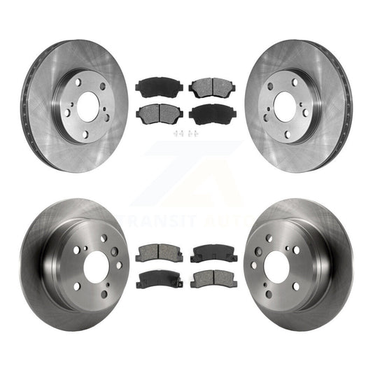 [Avant + Arrière] Kit de Disque et plaquette (semi-métallique) de frein pour Toyota Camry K8S-101038