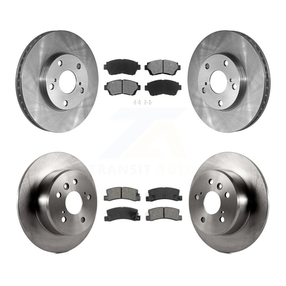 [Avant + Arrière] Kit de Disque et plaquette (semi-métallique) de frein pour Toyota Camry Lexus ES300 K8S-101039