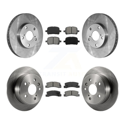 [Avant + Arrière] Kit de Disque et plaquette (semi-métallique) de frein pour Toyota Camry Lexus ES300 Solara K8S-101041