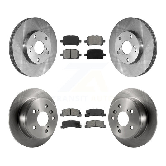 [Avant + Arrière] Kit de Disque et plaquette (semi-métallique) de frein pour Toyota Camry Lexus ES300 Solara K8S-101041