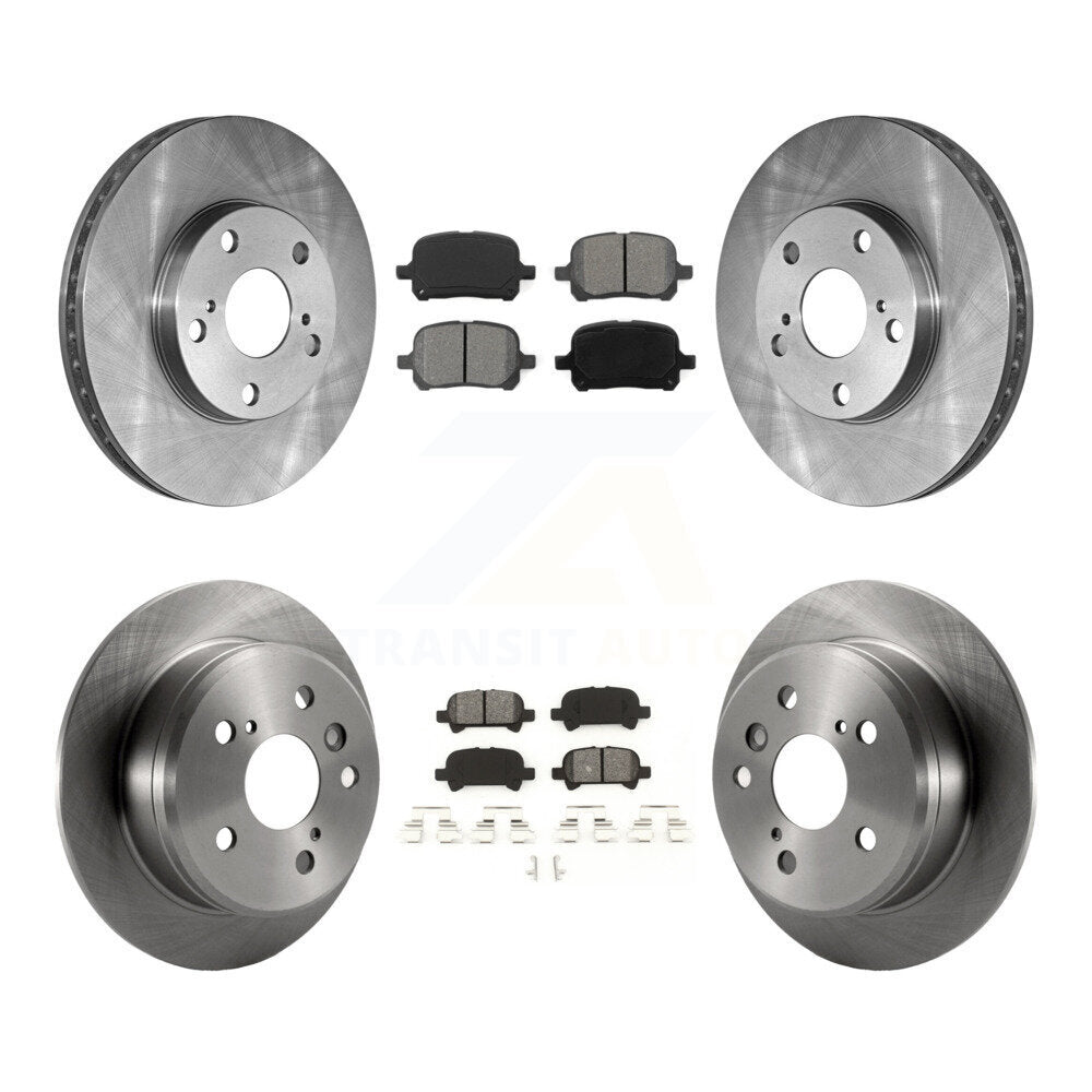 [Avant + Arrière] Kit de Disque et plaquette (semi-métallique) de frein pour Toyota Camry Solara K8S-101042