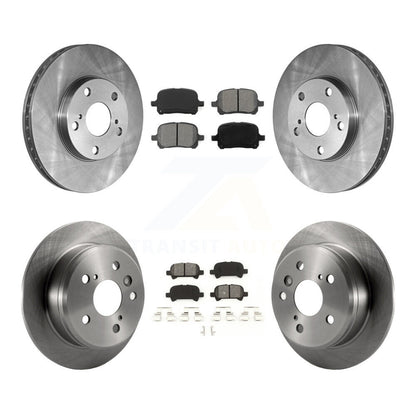 [Avant + Arrière] Kit de Disque et plaquette (semi-métallique) de frein pour Toyota Camry Solara K8S-101042
