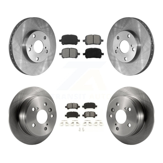 [Avant + Arrière] Kit de Disque et plaquette (semi-métallique) de frein pour Toyota Camry Solara K8S-101042