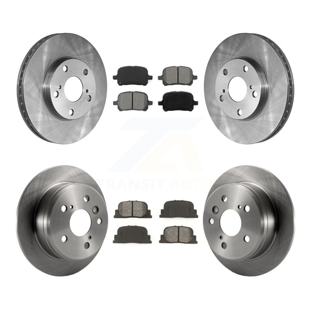 [Avant + Arrière] Kit de Disque et plaquette (semi-métallique) de frein pour Toyota Camry Lexus ES300 K8S-101043