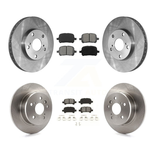 [Avant + Arrière] Kit de Disque et plaquette (semi-métallique) de frein pour 2000-2004 Toyota Avalon K8S-101045