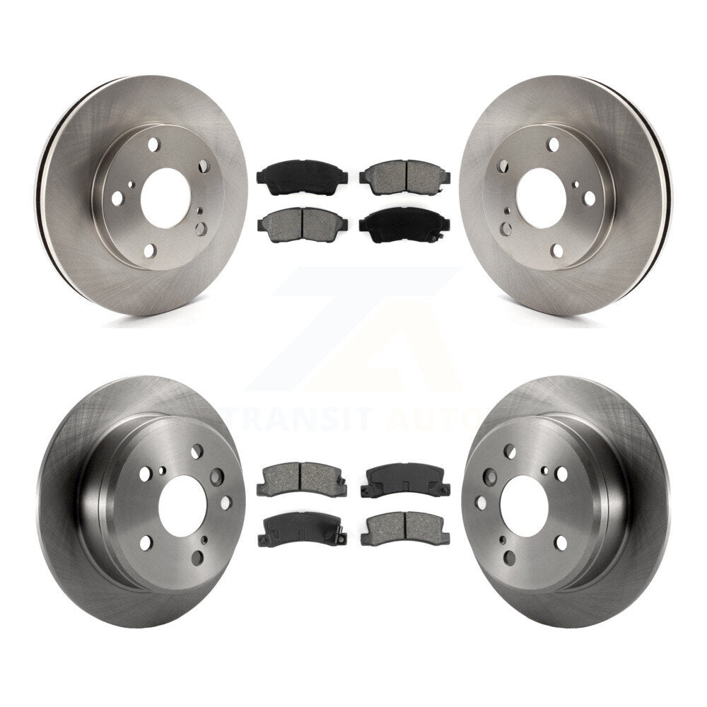 [Avant + Arrière] Kit de Disque et plaquette (semi-métallique) de frein pour Toyota Camry K8S-101048