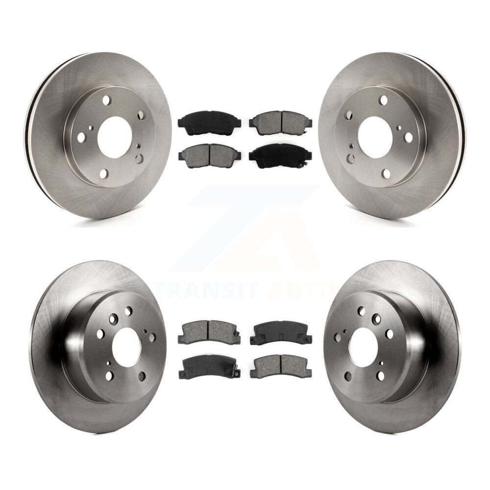 [Avant + Arrière] Kit de Disque et plaquette (semi-métallique) de frein pour Toyota Camry K8S-101049