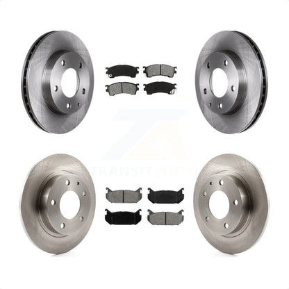 [Avant + Arrière] Kit de Disque et plaquette (semi-métallique) de frein pour 1993-1997 Mazda 626 Ford Probe MX-6 rear brakes K8S-101050 par Transit Auto