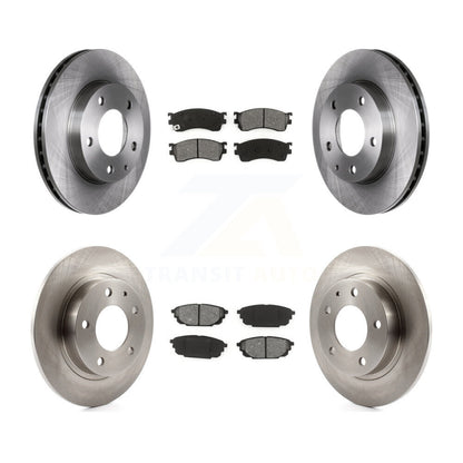 [Avant + Arrière] Kit de Disque et plaquette (semi-métallique) de frein pour Mazda Protege Protege5 K8S-101053