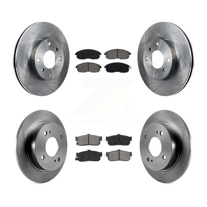 [Avant + Arrière] Kit de Disque et plaquette (semi-métallique) de frein pour Nissan Altima Sentra INFINITI G20 K8S-101054
