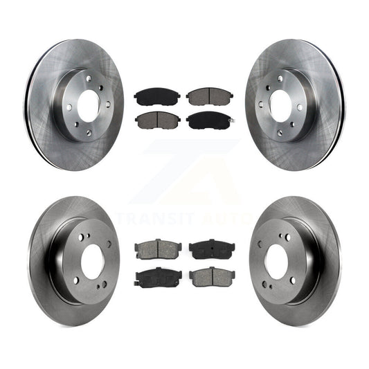 [Avant + Arrière] Kit de Disque et plaquette (semi-métallique) de frein pour Nissan Altima Sentra INFINITI G20 K8S-101054