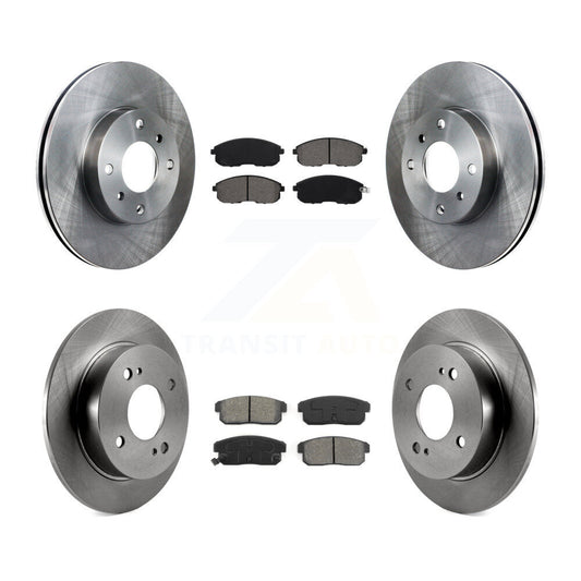 [Avant + Arrière] Kit de Disque et plaquette (semi-métallique) de frein pour Nissan Sentra INFINITI G20 K8S-101055
