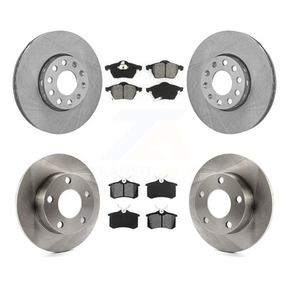[Avant + Arrière] Kit de Disque et plaquette (semi-métallique) de frein pour 1999 Volkswagen Passat AWD From Chassis VIN #3BX124708 K8S-101057