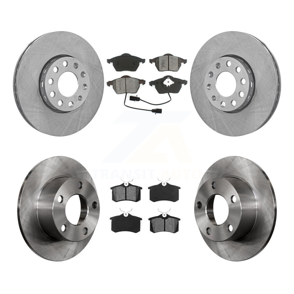 [Avant + Arrière] Kit de Disque et plaquette (semi-métallique) de frein pour Volkswagen Passat K8S-101058