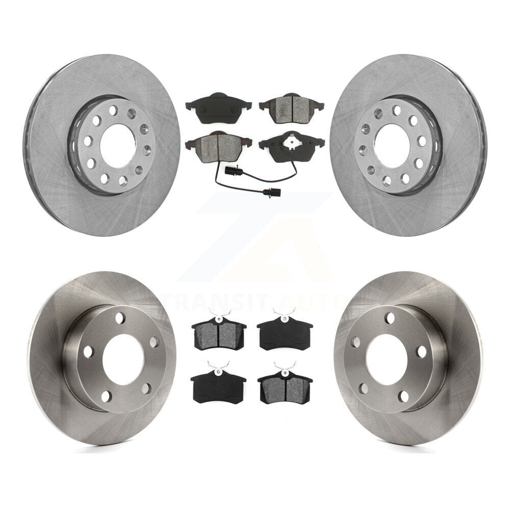 [Avant + Arrière] Kit de Disque et plaquette (semi-métallique) de frein pour Volkswagen Passat Audi A4 K8S-101062