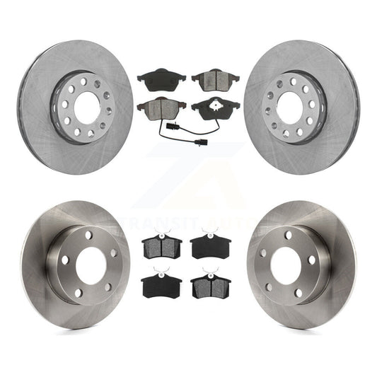 [Avant + Arrière] Kit de Disque et plaquette (semi-métallique) de frein pour Volkswagen Passat Audi A4 K8S-101062