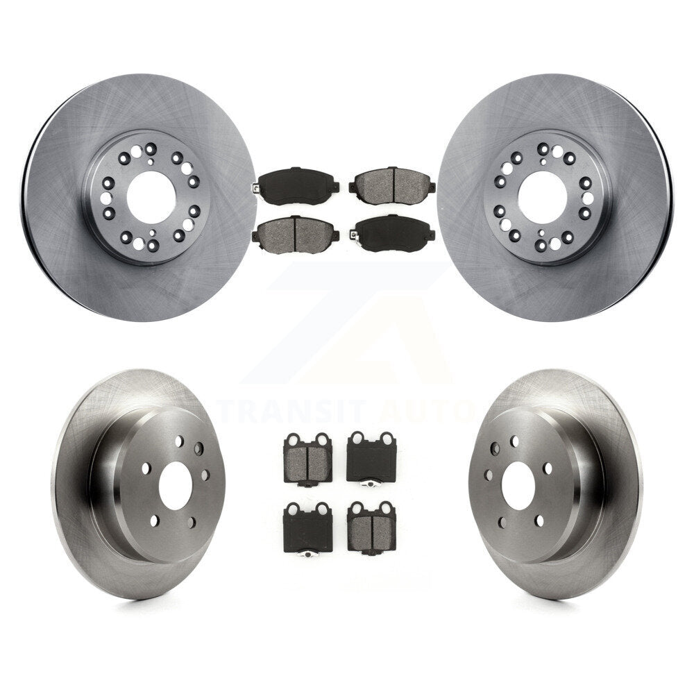 [Avant + Arrière] Kit de Disque et plaquette (semi-métallique) de frein pour Lexus GS300 SC430 IS300 GS400 GS430 K8S-101066