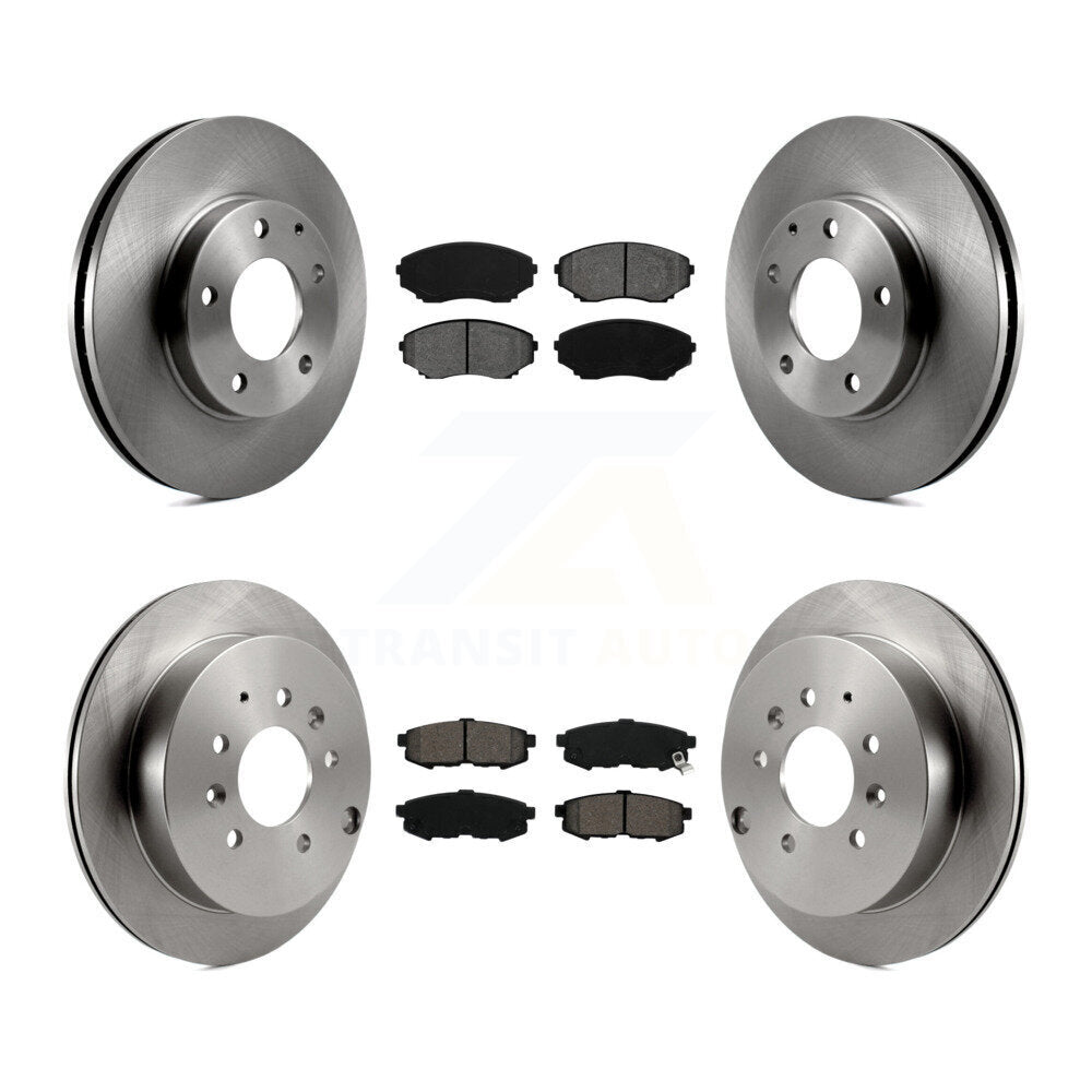 [Avant + Arrière] Kit de Disque et plaquette (semi-métallique) de frein pour 2004-2006 Mazda MPV K8S-101067