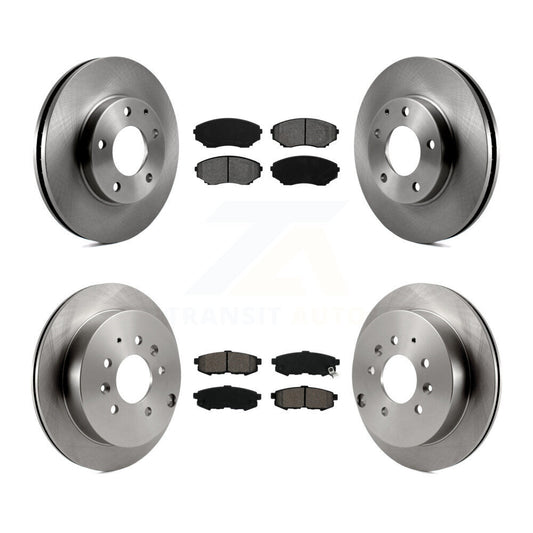 [Avant + Arrière] Kit de Disque et plaquette (semi-métallique) de frein pour 2004-2006 Mazda MPV K8S-101067
