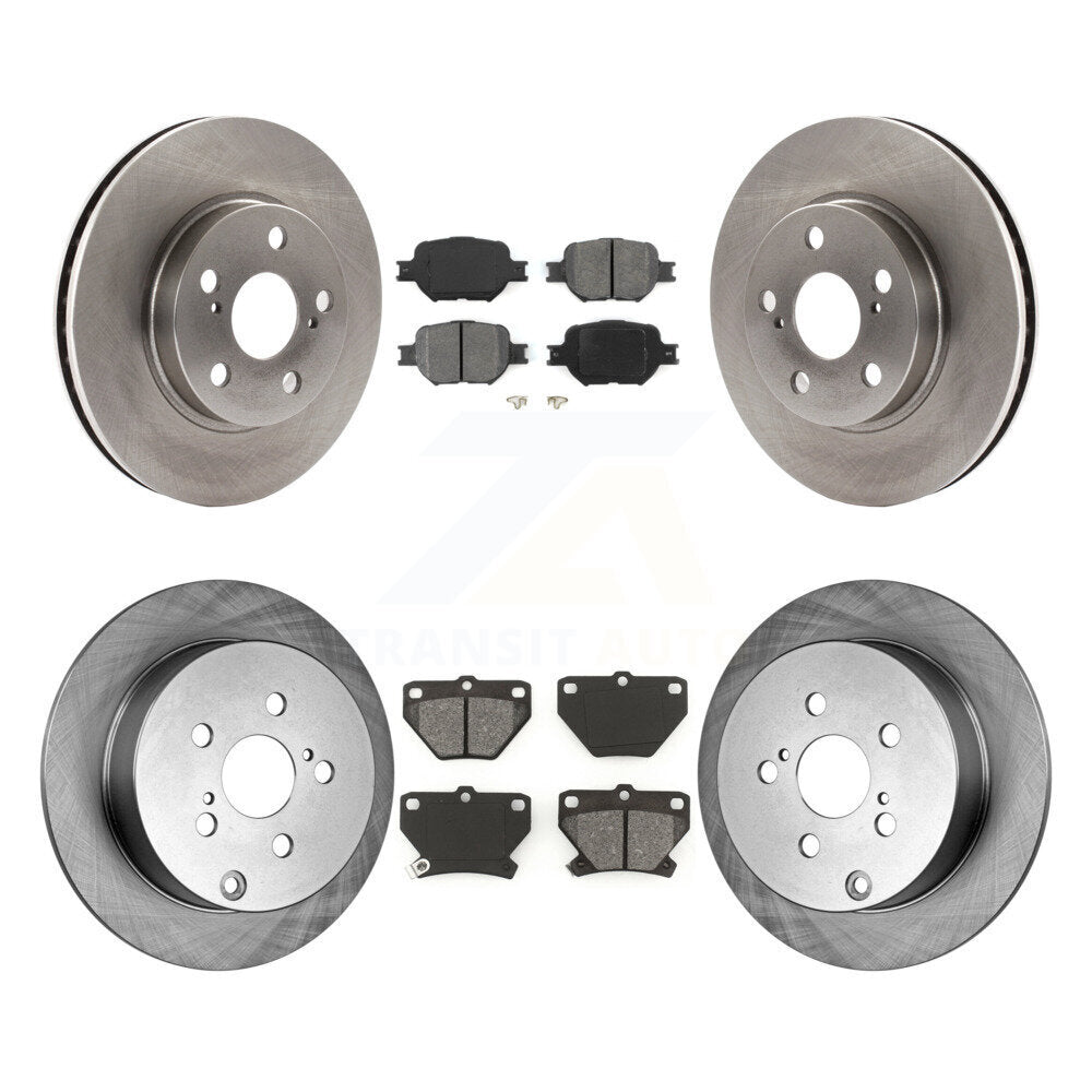 [Avant + Arrière] Kit de Disque et plaquette (semi-métallique) de frein pour 2001 Toyota Celica GT K8S-101068